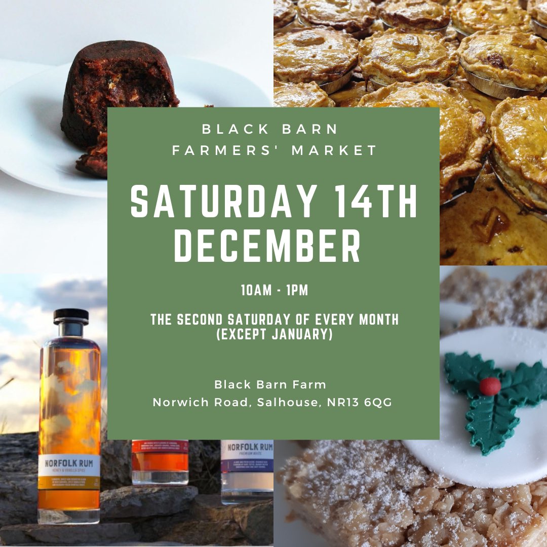 Should be a 🎅 cracker tomorrow at Black Barn Farm, Salhouse!!! See you from 10am for all your festive 🍺 needs! Our gift packs are an ideal 🎁, and Minikegs are available if it’s party time 🥳!!! 🍺 🎅 🍺 🎅 🍺 🎁 🎁 🎁