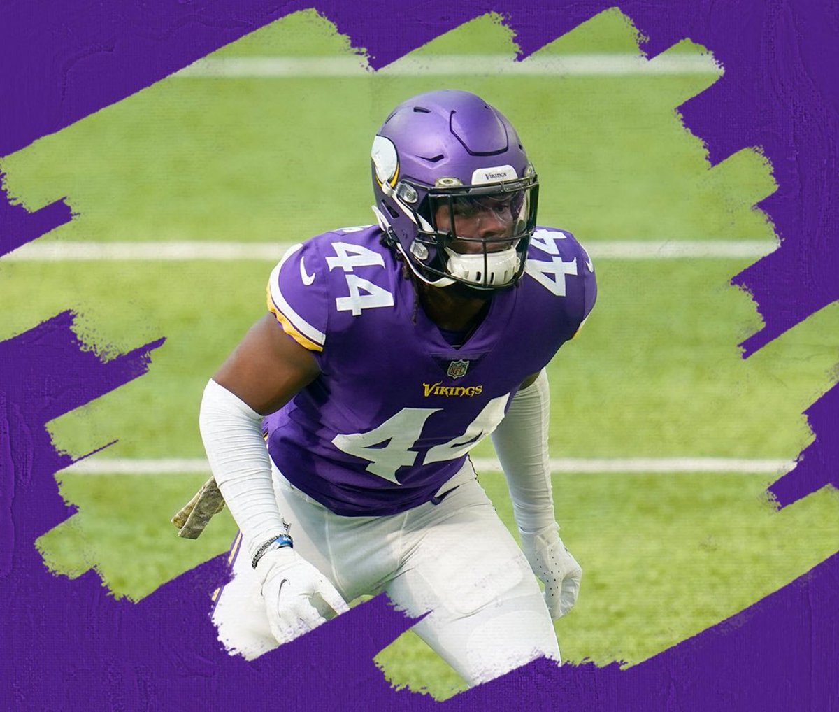 Probowl44's tweet photo. Best Celebrations in the NFL 🔥 | #44 Mic'd Up https://t.co/5MoyHJs87q Joshua Metellus @NoExcuses_23 #ProBowlVote ‘25 #Four4 #4Four @Vikings #Vikings #Skol Please Re-Tweet https://t.co/eBU3GCpWo9