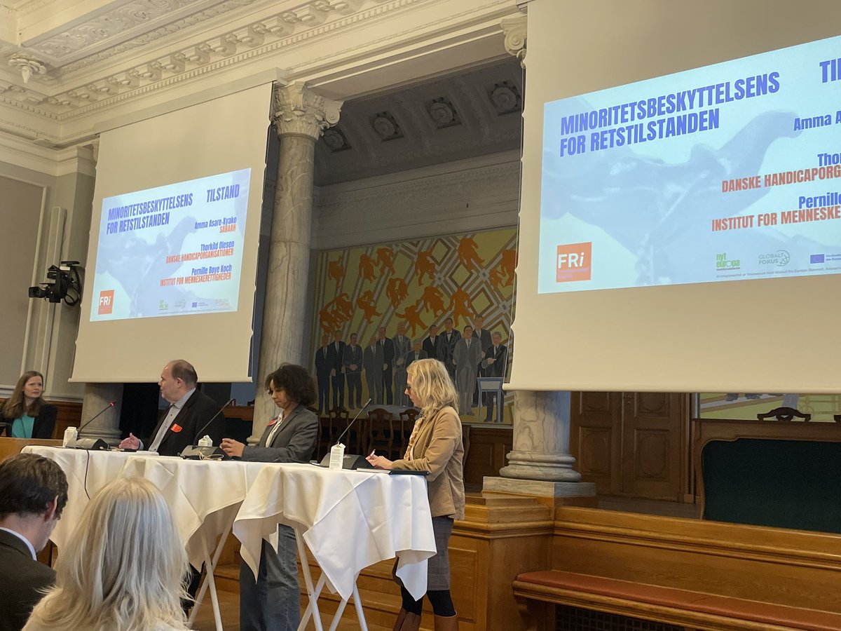 Vilde indsigter fra <a href="/globaltfokus/">Globalt Fokus</a> konference om rettigheder - Danmark lider under vrangforestilling om at være foregangsland på minoritets beskyttelse men har feks Europa rekord i bæltefikseringer.