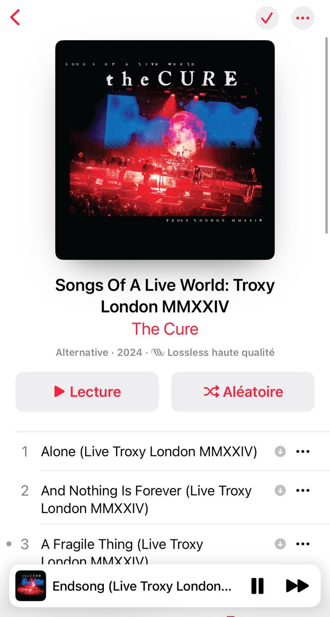 raphg31's tweet photo. A perfect live recording from an amazing album. Thanks for the wonderful gift 🙏🏻@thecure @RobertSmith @RogerODonnellX @reevesgabrels @jasontoopcooper 
#songsofalostworld #thecure https://t.co/2zRbaVGyUM