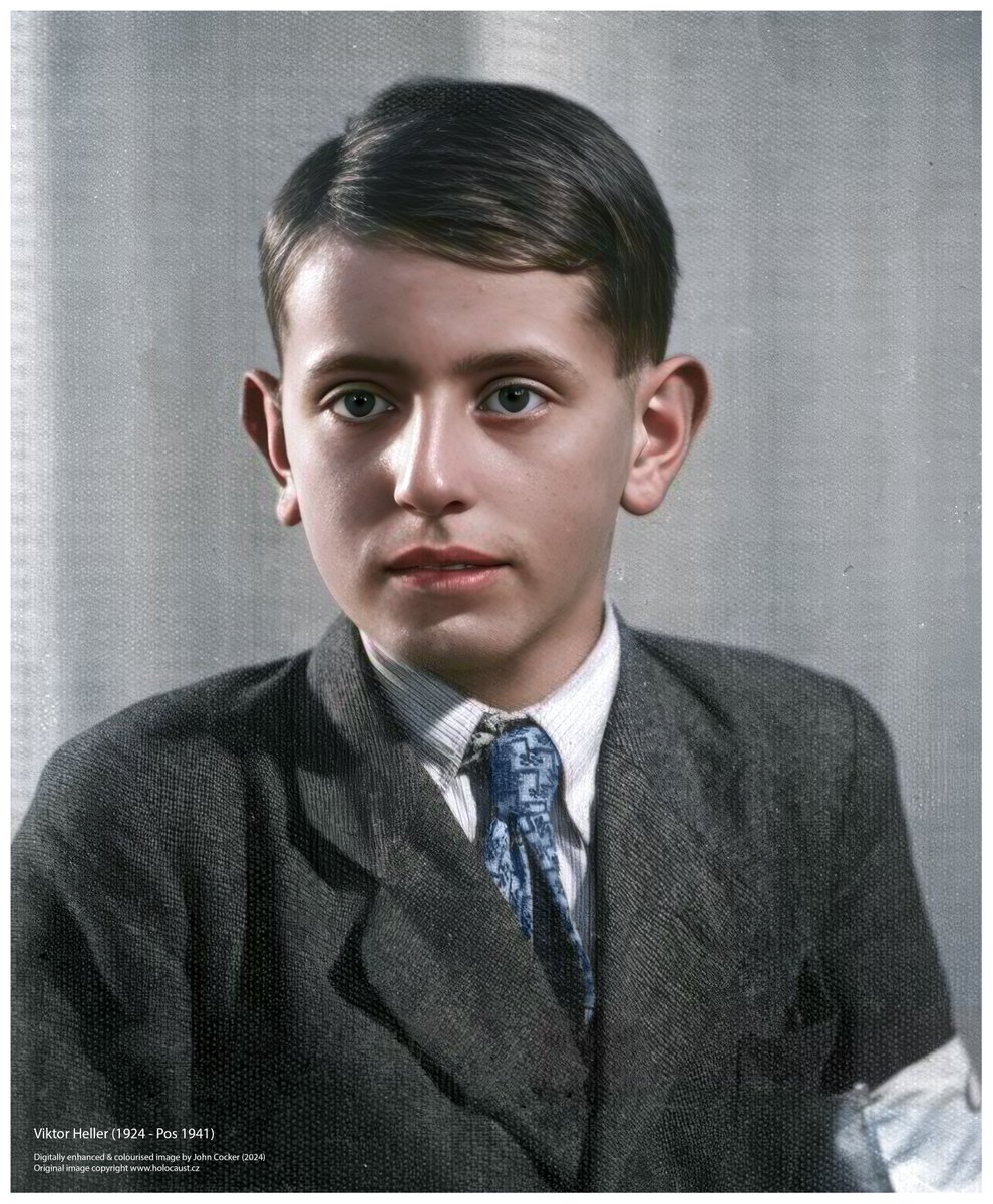 On this day in 1924, a Czech Jewish boy was born. On the 3 Nov 1941 he was deported Auschwitz with his mother where they perished. His name was Viktor Heller

Please support <a href="/AuschwitzMuseum/">Auschwitz Memorial</a>