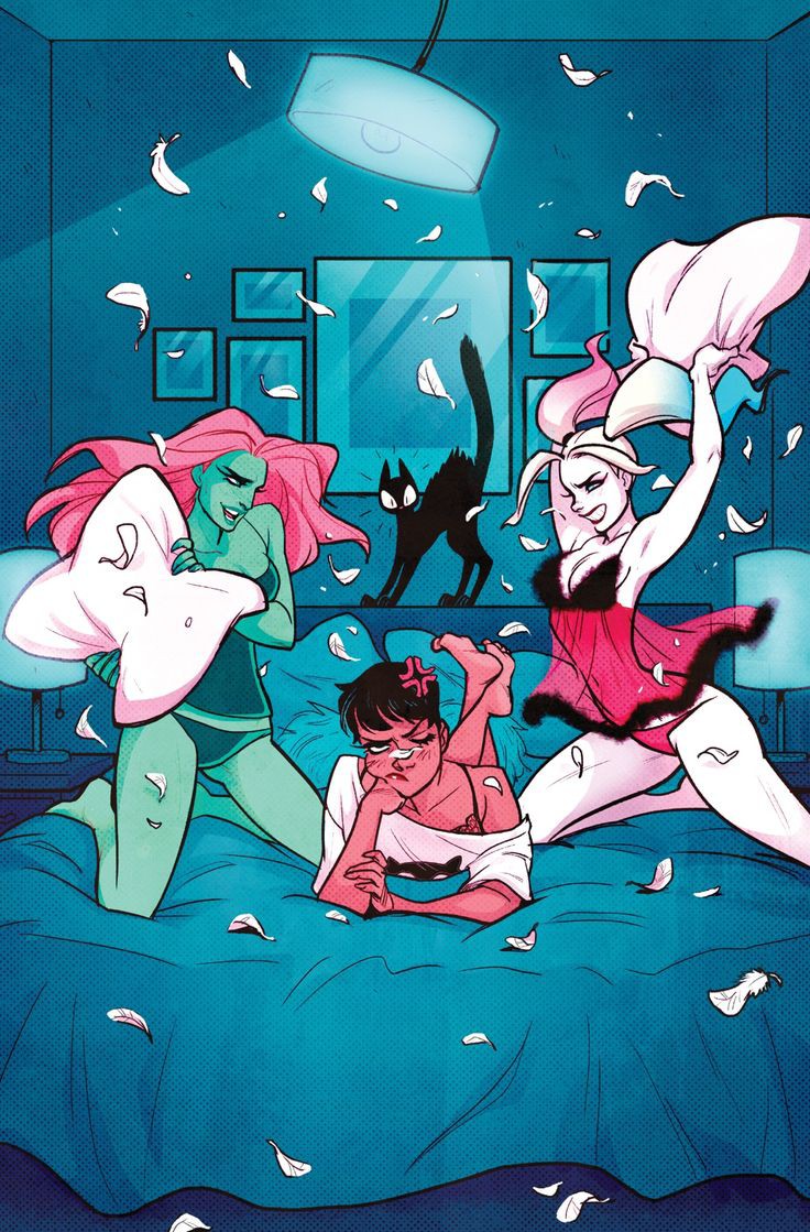 DCPostsArchive's tweet photo. Harley Quinn, Poison Ivy &amp; Catwoman by @babsdraws // #dccomics https://t.co/muhZpC8JkO