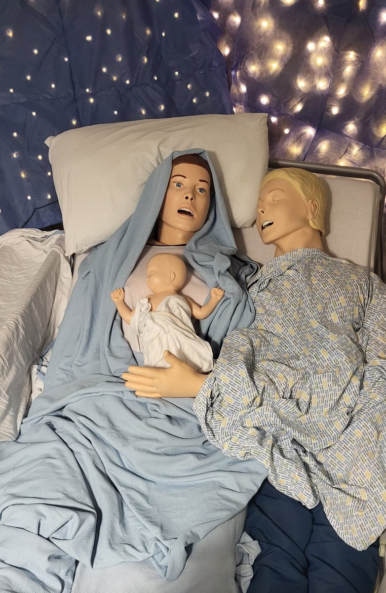 Merry Christmas from the manikins at Medical Education 🎅🏼🎄