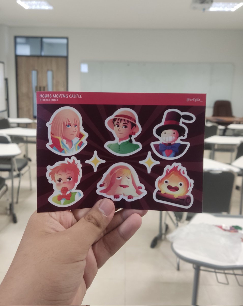 artgilz_'s tweet photo. ada yang mawu??(∩˃o˂∩)♡✨
#HowlsMovingCastle #artwork #illustration #howl #shopie #sticker https://t.co/bvVkOFbPrg