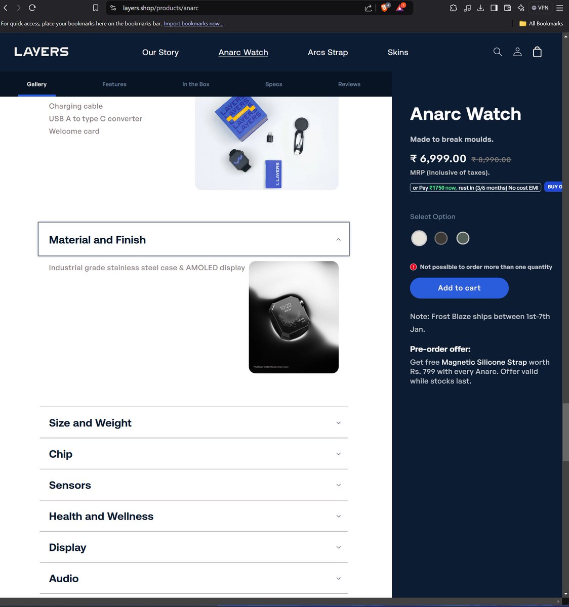 BaliHardik's tweet photo. I just noticed that on the Layers website, Anarc is mentioned as stainless steel. However, in the official video on the Layers channel at the 3:56 timestamp, the documentation clearly states it’s aluminum. Why resort to fake marketing? If you sell honestly, people will still buy it! 
To ensure this part isn't trimmed out , I’ll attach the screenshot here

Very SAD... that's the Same thing you guys are doing just like Other White---Labeled Manufactures Doo...Right ?

Dekhrahe hoo @VenomsTech @igyaan @GyanTherapy  

Why @tech_burner ??

#Scam #FakeMartketing #TechProduct #Anarc #whitelabeled