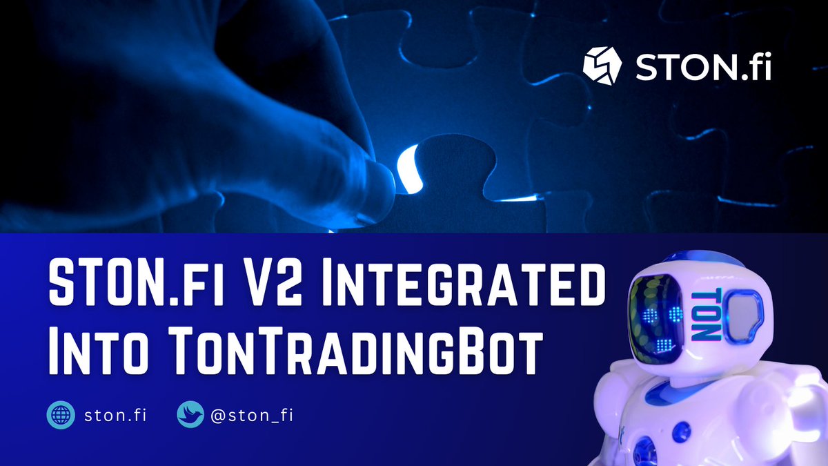 🤩 Exploring the #TONEcosystem 🚀

1/ #TON is evolving fast with tools like #TonTradingBot and STON.fi V2, blending Telegram’s simplicity with powerful DeFi features. A true game-changer for traders. Let’s dive in! 🔍

#TON #DeFi  #TradingBot #STONfi