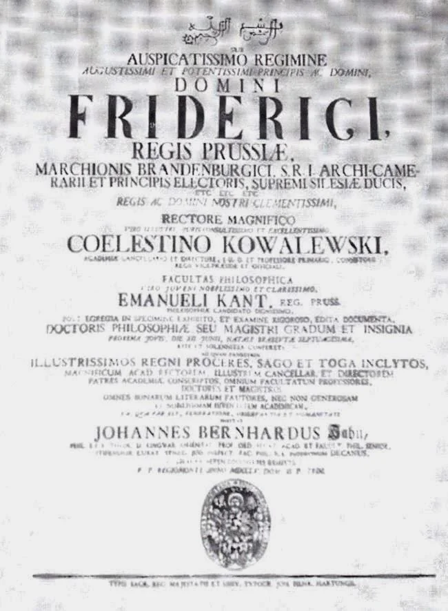DGTarbuck's tweet photo. Kant'in Doktora Sertifikasi https://t.co/RHLrRZmk0I