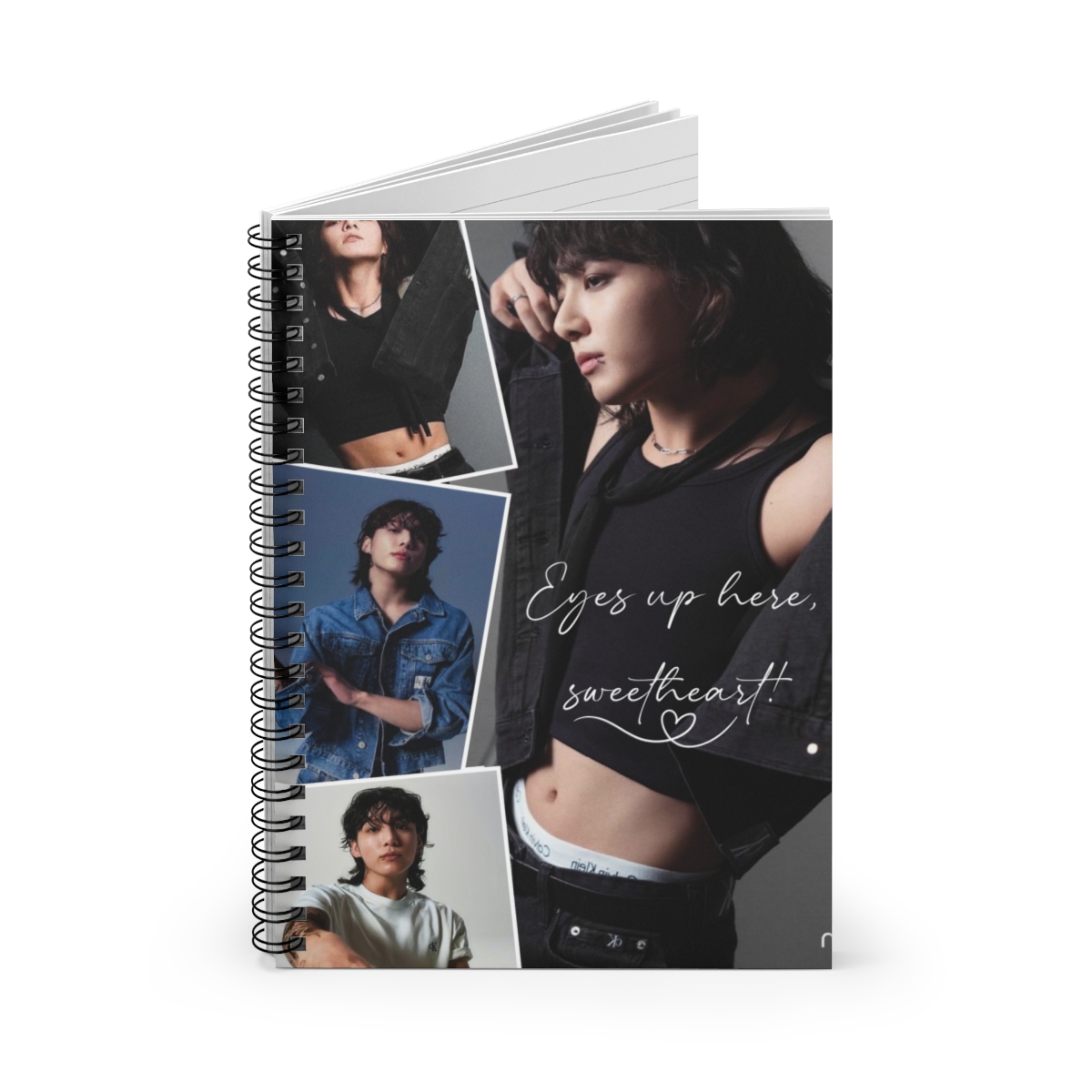 cjcollinshere's tweet photo. Eyes Up Here - Jungkook Art Spiral Notebook - Ruled Line, Cute Journal
#JungkookNotebook #BTSGift #JungkookGift #BTSARMY #ARMYJournal #JungkookDesign #CuteJournal #KpopStationery #BTSAesthetic #JungkookInspired #ARMYMustHave #SpiralNotebook #BTSFanGift #JungkookLover https://t.co/IwWmGkap8v
