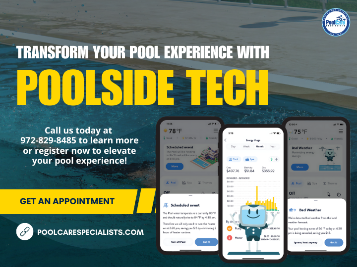 PoolCareSpecs's tweet image. Transform Your Pool Experience with PoolSide Tech!💧
Pool Care Specialists, we’re proud to bring you the best pool automation service in Flower Mound, Texas, powered by PoolSide Tech.
📞 Call us today at 972-829-8485 or visit bit.ly/3Ak4QDc 
#PoolAutomation #PoolSideTech