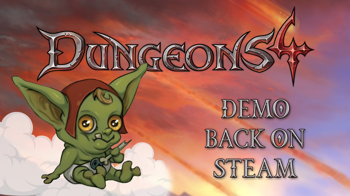 Dungeons 004 – Das Böse stirbt nie: Die #Dungeons4 Demo ist zurück auf Steam! 🙌

Entdeckt euer böses Dungeonherz (falls ihr es noch nicht getan habt… tststs) und macht euch vertraut mit unserem humorvollen Dungeon-Manager! 😈
store.steampowered.com/app/1643310/Du… 👈