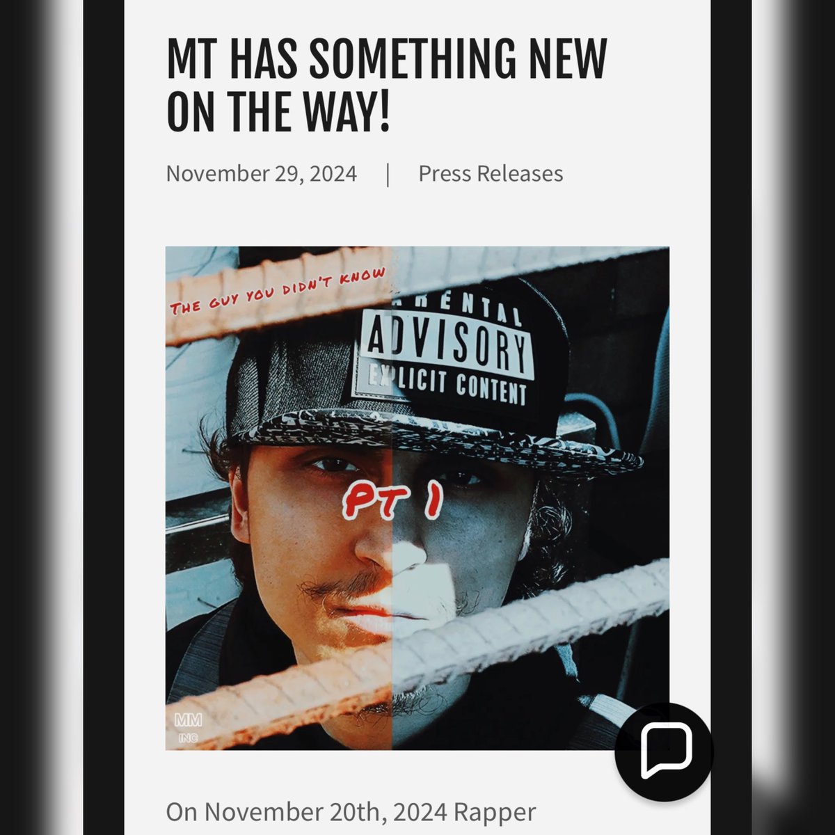 MagnificentInc's tweet photo. Check Out Our Newest Press Release To Find Out All The Details Of Magnificent T’s Upcoming EP ‼️ Link Below 👇🏼‼️ 
-
https://t.co/WqrdkGHzZ5
-
#MTGang🎙#PressReleases #MMInc #NewMusicComing #SupportIndieMusic https://t.co/nnrHtZUQxV