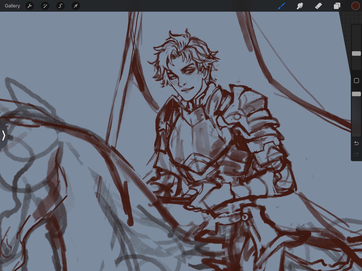 Sylvain sketch wip #fireemblem 
Can’t believe this game is over 5 years old already!