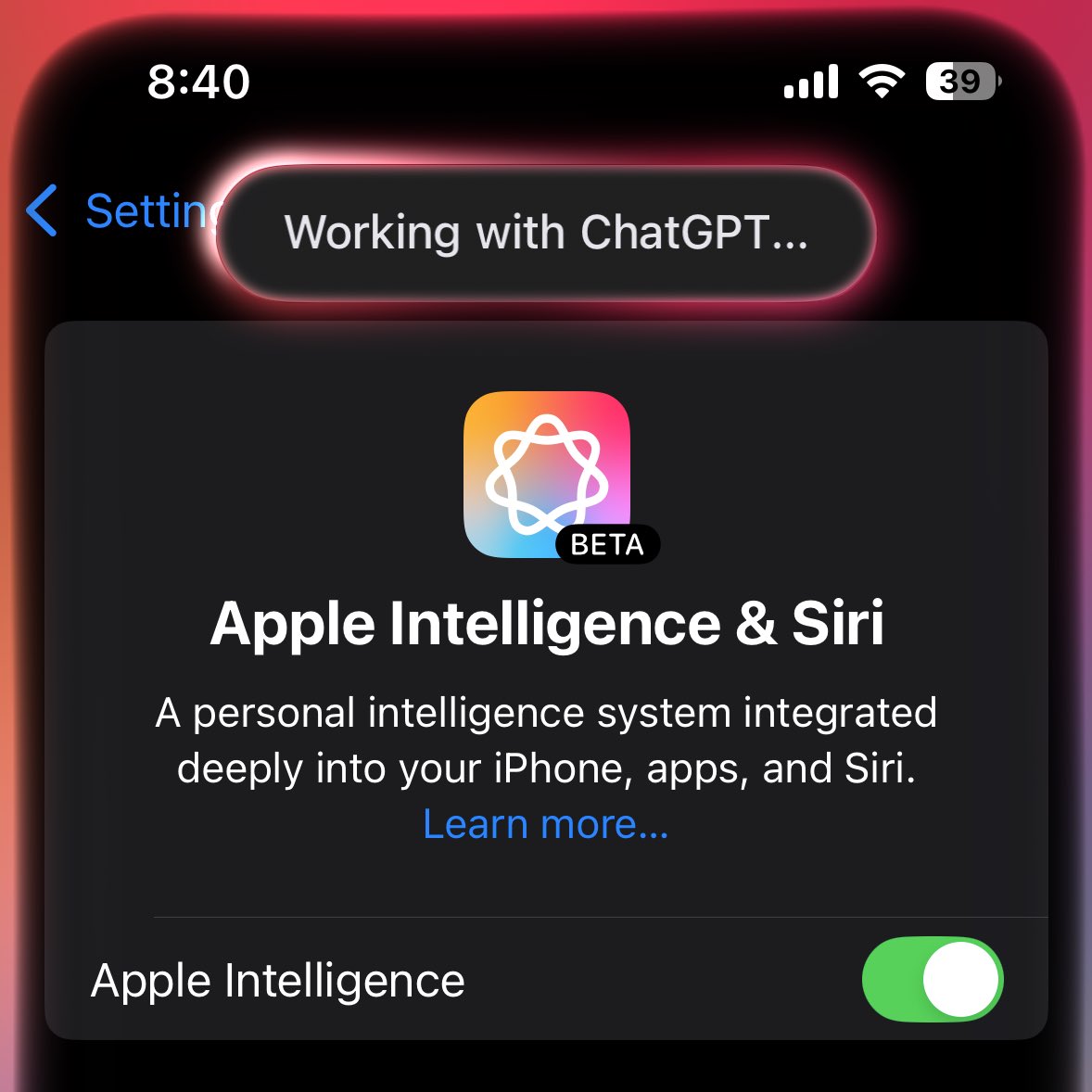 drcooolz's tweet photo. Can’t wait to try it’s potential #AppleIntelligence #ChatGPT https://t.co/JiSARYZta8