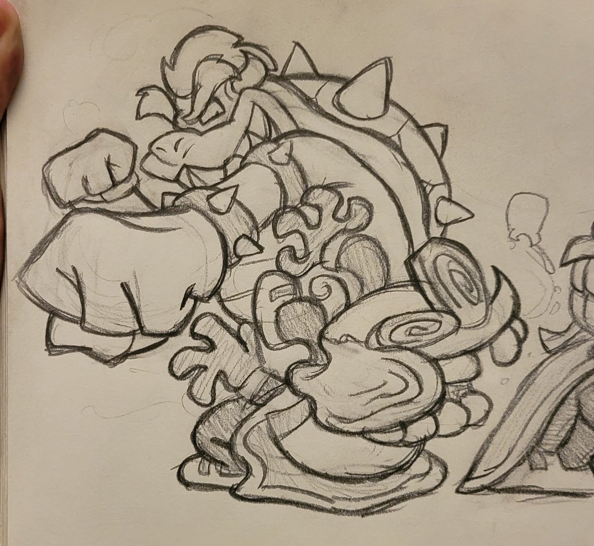 Bowser had to grind for this view