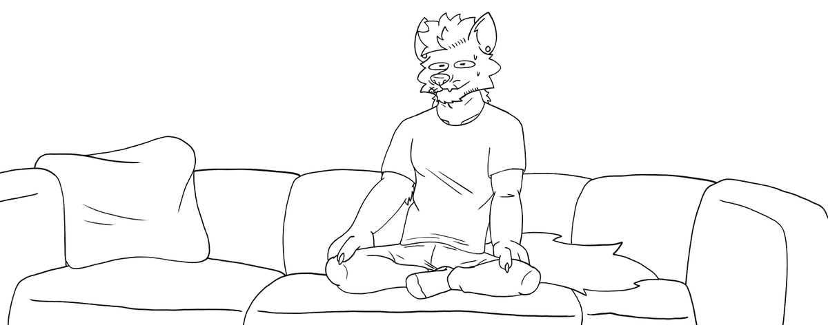 Je viens de retrouver ce croquis dans mon bordel organisé, je vous laisse deviner de quoi ça vient XD