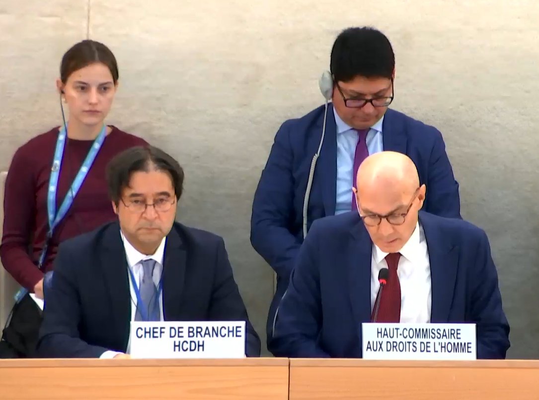 [Traducción No Oficial]
Naciones Unidas Alto Comisionado de las Naciones Unidas para los Derechos Humanos, Volker Türk
Actualización sobre Venezuela

Consejo de Derechos Humanos, Ginebra, 13 de diciembre de 2024

Señor Presidente, Excelencias, distinguidos delegados:

Me gustaría
