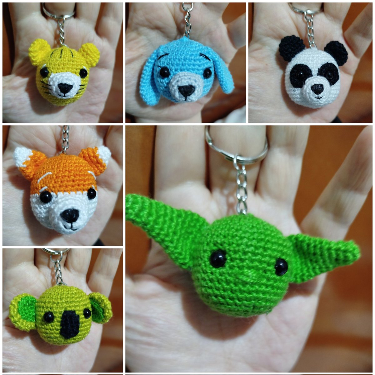 veganibalecter's tweet photo. ¿Me ayudas con un RT?
Mi madre ha hecho estos llaveros con hilo perlé. Son a 12€ con envío por correo ordinario incluido.
Pregunta por DM https://t.co/as3HoBk6EK