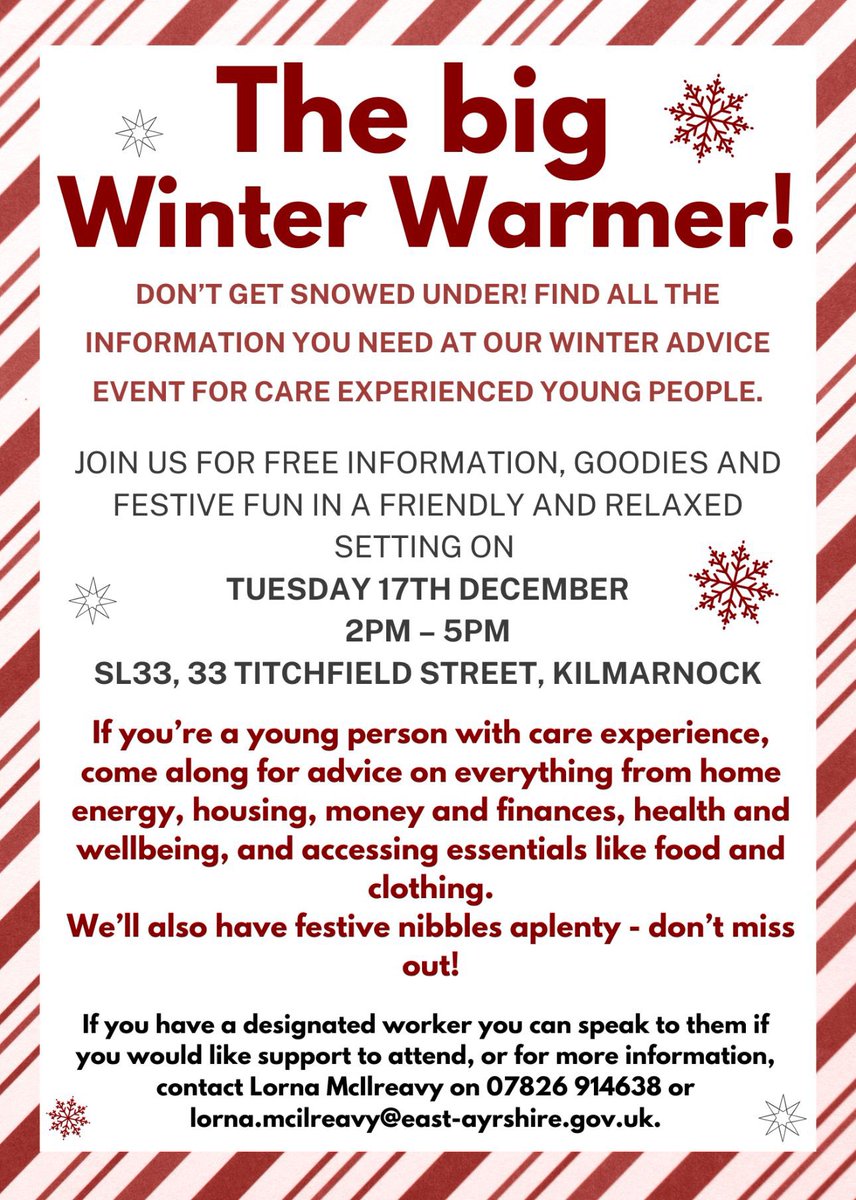 Check out The Big Winter Warmer Flyer 🎄