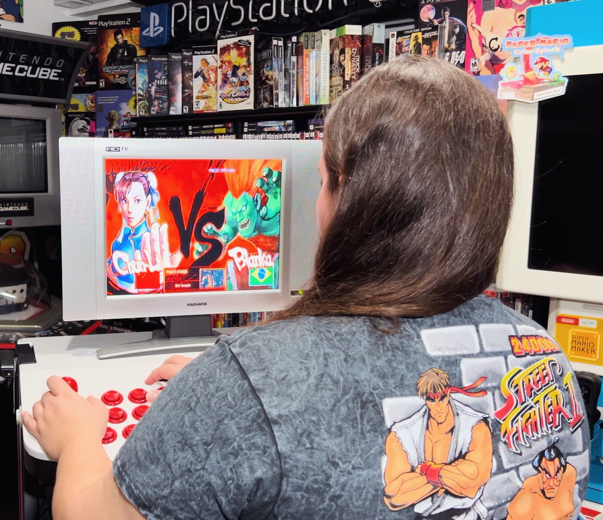 GamerAhmer's tweet photo. Just enjoying the Arcade2TV - XR ! xarcadia #xarcade #arcade2tvxr #arcade #videogames #games #retrogaming #xbox #xbox360 #xbox360games #fightinggames #streetfighter #gamerahmer #gameroom https://t.co/0uElTeEapJ