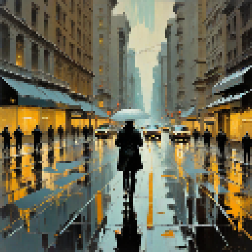 (Meta art)🎨
A rainy day in dreamy streets

<a href="/CozomoMedici/">Cozomo de’ Medici</a> &amp; <a href="/batsoupyum/">batsoupyum</a> &amp;    <a href="/Vince_Van_Dough/">VincentVanDough</a> Looking at this work of art will soothe your soul