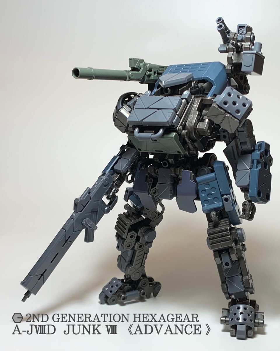 ヘキサギア 組替 新作 完成 ('∀`) ⬣第二世代 人型 ヘキサギア A-JⅧD