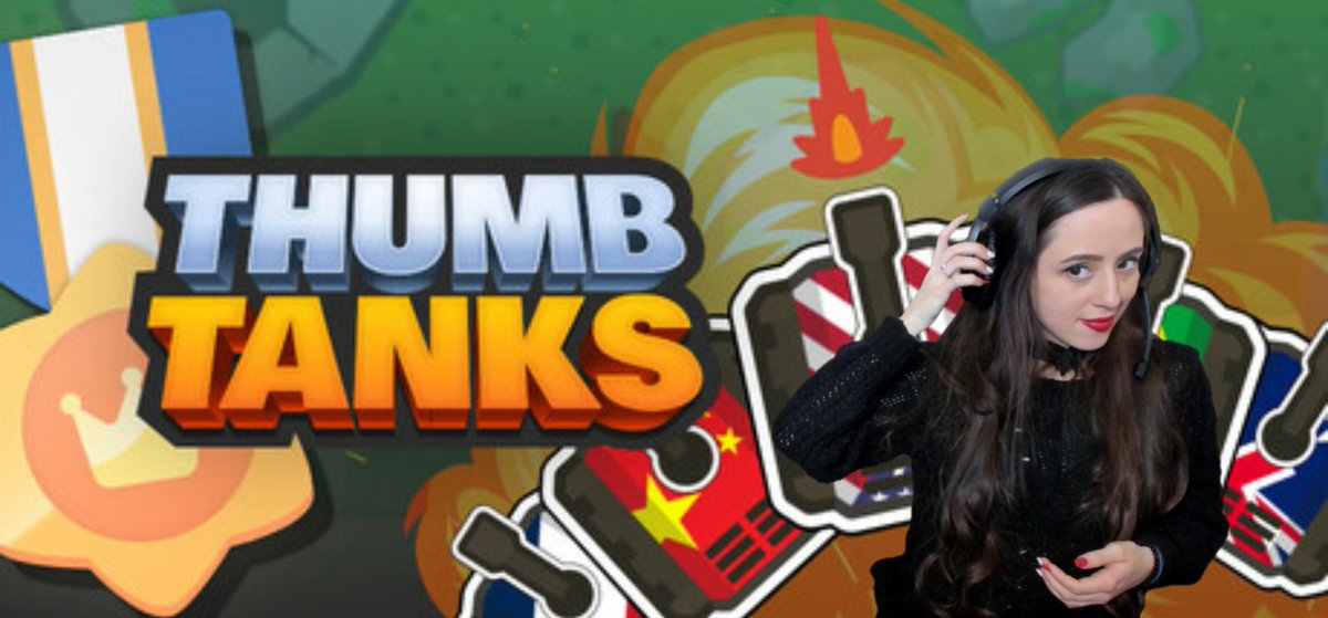 In partnership with <a href="/ThumbCramp/">THUMB TANKS: out now!</a> I have a Thumb Tanks key for you!

✅ Follow <a href="/ThumbCramp/">THUMB TANKS: out now!</a> + <a href="/itssSsevena/">itsSevena</a> notifications on
♻️Repost + ❤️Like
💬 Tag two friends

You also have a 🤑 33% launch discount on Steam: store.steampowered.com/app/2266360/Th…

#indiegame #GamingCommunity #steam #steamgames