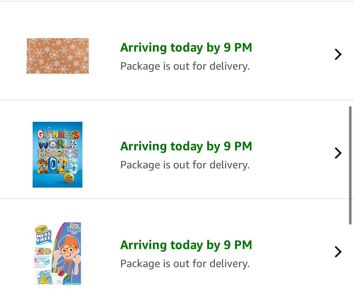 _logansj's tweet image. I just know my UPS driver punches air when he sees our address when he clocks in