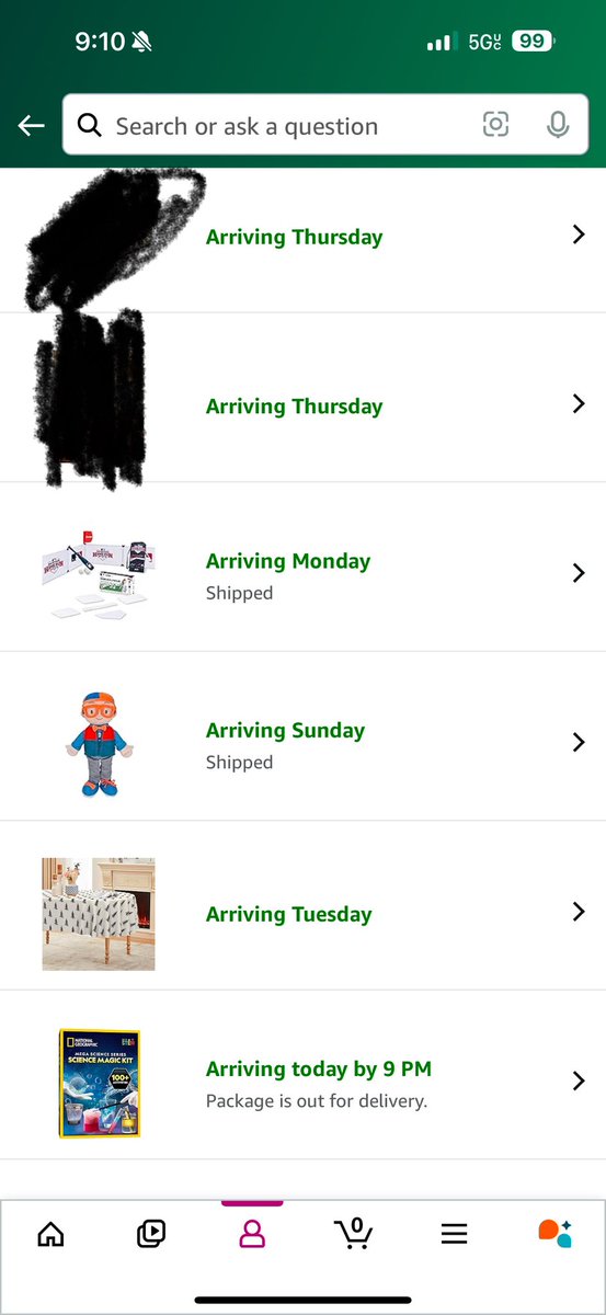 _logansj's tweet image. I just know my UPS driver punches air when he sees our address when he clocks in