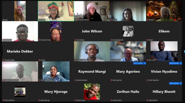 Transforming Parkinson's Care in Africa (@trapcaf_project) on Twitter photo The TraPCAf project held its last Virtual Support Group meeting of 2024! 🎄
We look forward to continuing our work with virtual and in-person support groups in 2025.
<a href="/movedisorder/">MDS</a> <a href="/ParkinsonDotOrg/">Parkinson's Foundation</a> <a href="/PdAvengers/">PD Avengers</a> <a href="/ParkinsonsEU/">Parkinson's Europe 🌷</a> <a href="/ParkinsonAfrica/">Parkinson’s Africa</a> <a href="/UniofNewcastle/">Newcastle University</a> #parkinsons #research The TraPCAf project held its last Virtual Support Group meeting of 2024! 🎄
We look forward to continuing our work with virtual and in-person support groups in 2025.
<a href="/movedisorder/">MDS</a> <a href="/ParkinsonDotOrg/">Parkinson's Foundation</a> <a href="/PdAvengers/">PD Avengers</a> <a href="/ParkinsonsEU/">Parkinson's Europe 🌷</a> <a href="/ParkinsonAfrica/">Parkinson’s Africa</a> <a href="/UniofNewcastle/">Newcastle University</a> #parkinsons #research