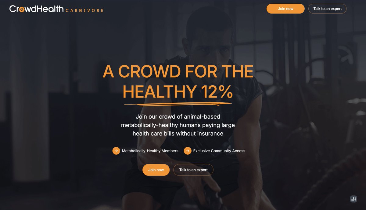 BeefMaps's tweet photo. Crowdhealth is our Partner.
Together we're building new #P2P systems rooted in direct connection and trust.
Carnivore Crowd: A Crowd for the Healthy 12%
🤝 https://t.co/KV8ASVe91b
#MAHA #Crowdhealth #TheBeefInitiative #Bitcoin