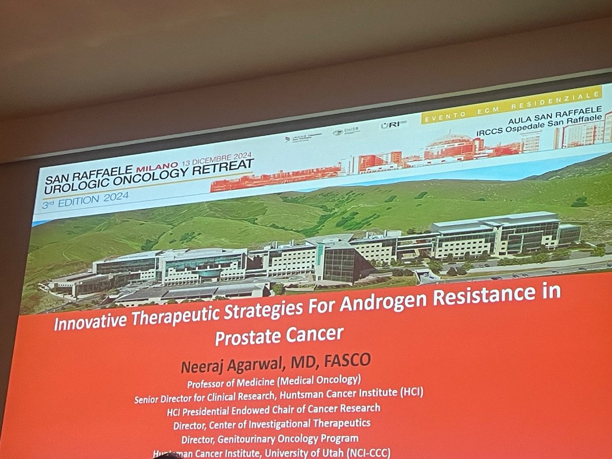 shilpaonc's tweet photo. The one & only @neerajaiims gives an amazing overview of the exciting developments in #Prostateca @SanRaffaeleMI GU Onc Retreat organized by @AndreaNecchi 
Neeraj is a trailblazer leading several practice changing trials & remains humble as ever. 
Great to see his passion, his lifting  everyone around him & mentoring of next generation of oncologists.
@ruchia_upenn @montypal @PGrivasMDPhD @UroDocAsh @SpiessPhilippe @Albert0Briganti @Huntsman_GU