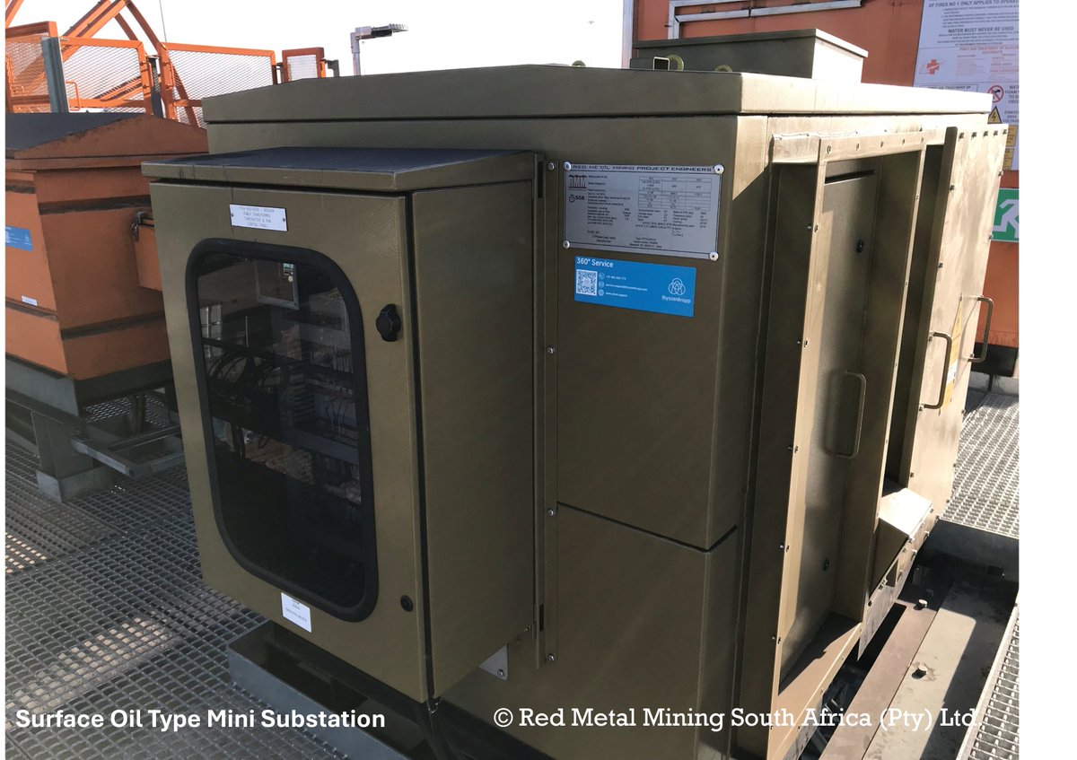 redmetalmining's tweet photo. At our Chloorkop facility, we design and manufacture Oil Transformers (100-3150kVA) &amp; Mini Substations for surface, underground, and solar PV applications.
✔ Tailored engineering
✔ Quality repairs &amp; upgrades
✔ Grid &amp; safety standard compliance
✔ FAT &amp; SAT reports included https://t.co/FTVYsW2NNl