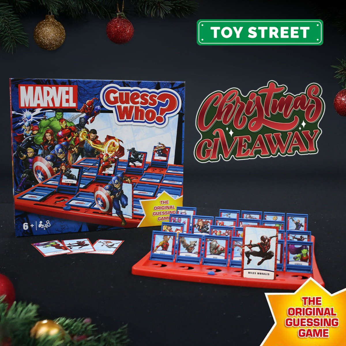 ToyStreetUK's tweet image. 🎄 CHRISTMAS GIVEAWAY #1 🎁 

Today, you could get your hands on:
Marvel Guess Who?

To enter:
👍 Like
👍 Follow @ToyStreetUK + @toptrumps
👍 Retweet
👍 Tag a Friend

#win #giveaway #christmas #toys #games #marvel
