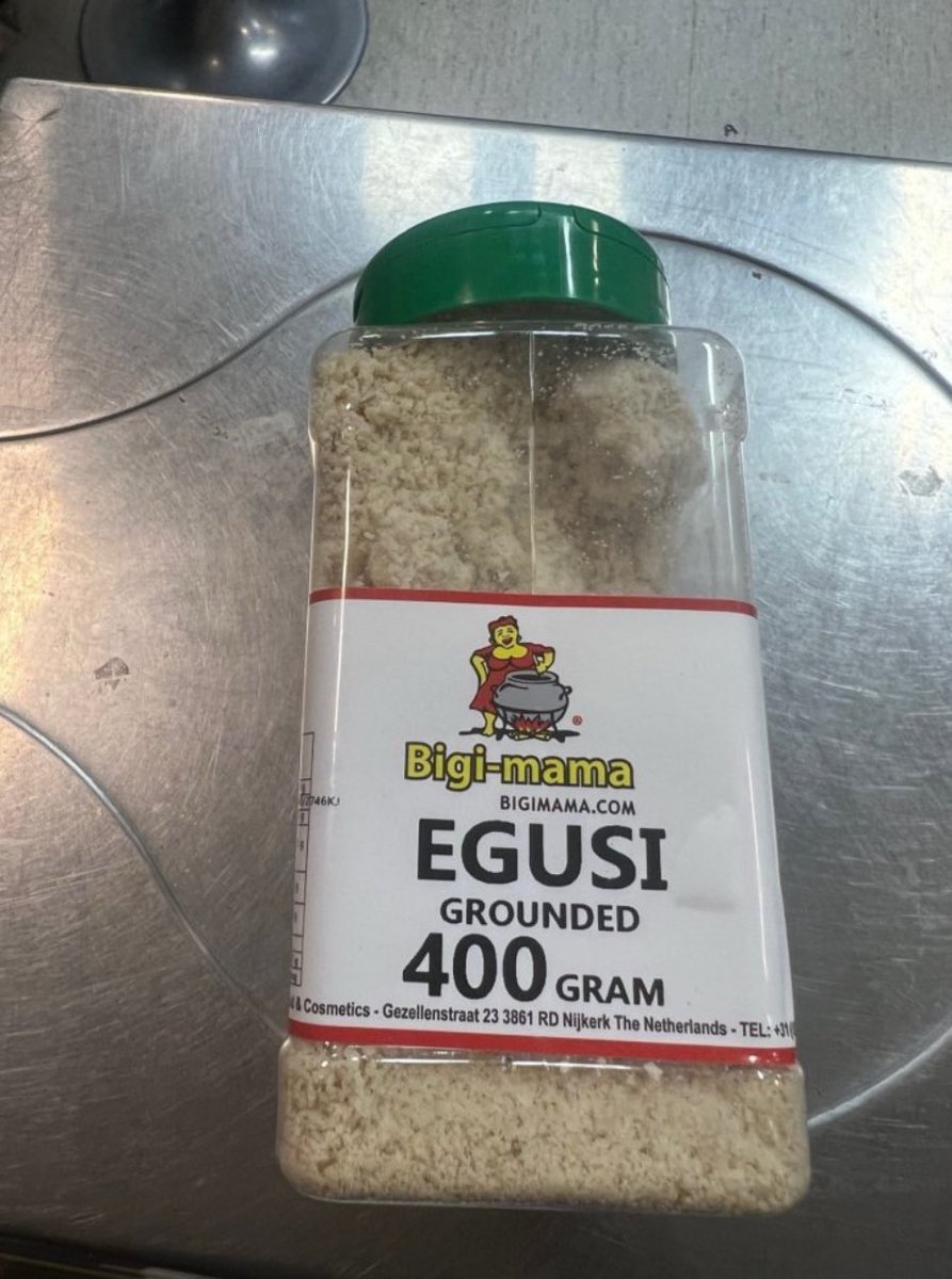 ⚠️ Kejetia African Supermarket &amp; Salong trekker tilbake «Bigi-mama Egusi grounded, 400 g» etter funn av Salmonella.

Gjelder produkter med «best før dato»01.08.2026 og lot nr. 020824.
Les mer her: mattilsynet.no/tilbaketrekkin…

#tilbaketrekking