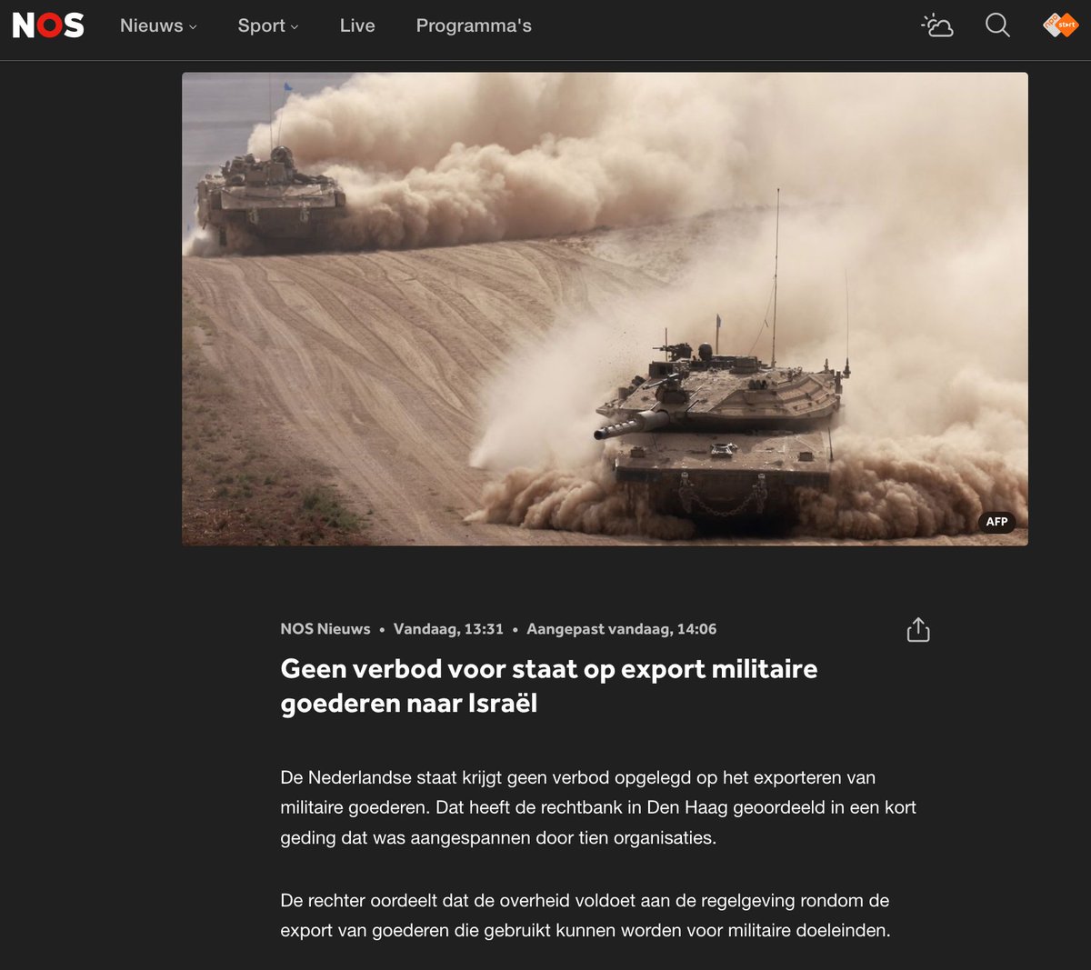 Goed nieuws👍.

Het vrije Westen heeft de morele en noodzakelijke plicht om Israël te steunen in zijn recht om te strijden tegen Iran, Hamas en alle andere terroristische groeperingen die voor ons allen een bedreiging vormen.