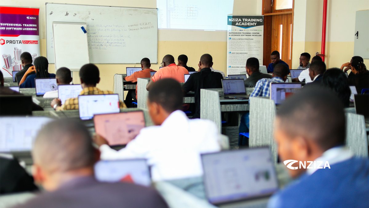 nzizaglobal's tweet image. Our university outreach in the northern province concludes today at @MusanzeCollege, empowering 4th-year students in construction technology with modern practices of structural BIM modeling using #Protastructure 2025, the updated way of delivering structural engineering projects.
