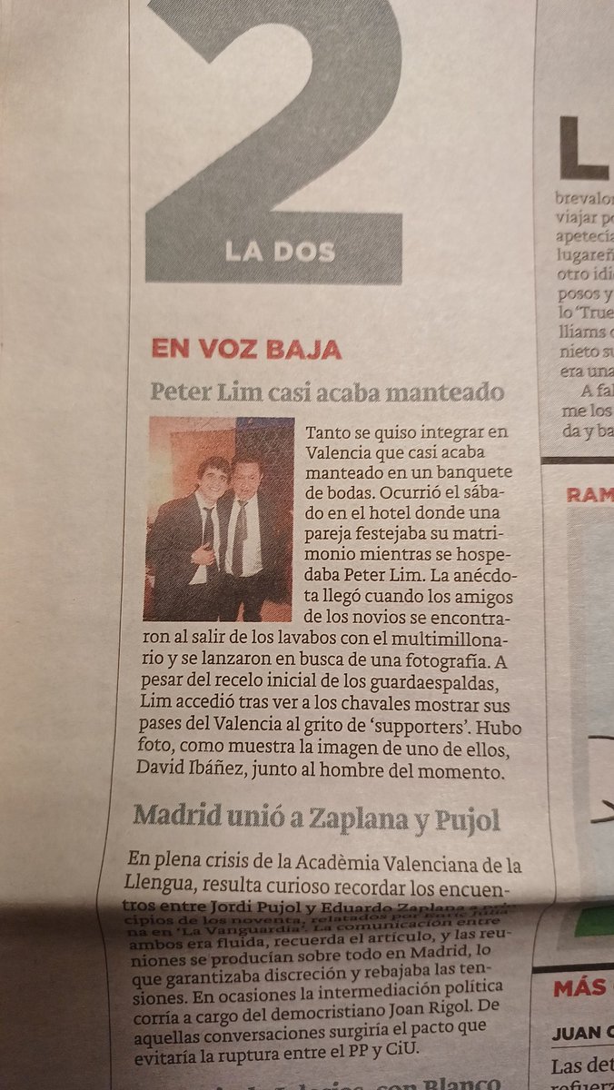 deifuncio's tweet photo. @kike_mateu Gracias de todas formas!! Lo llegué a tener pero lo perdí. Recuerdas por aquel entoces que programa era? Por si lo pudiera localizar ( si tuviera suerte) en ivoox? Gracias por todo. Te paso la foto que motivó la entrevista. Un saludo y AMUNT VALENCIA https://t.co/CbDW45PKCA