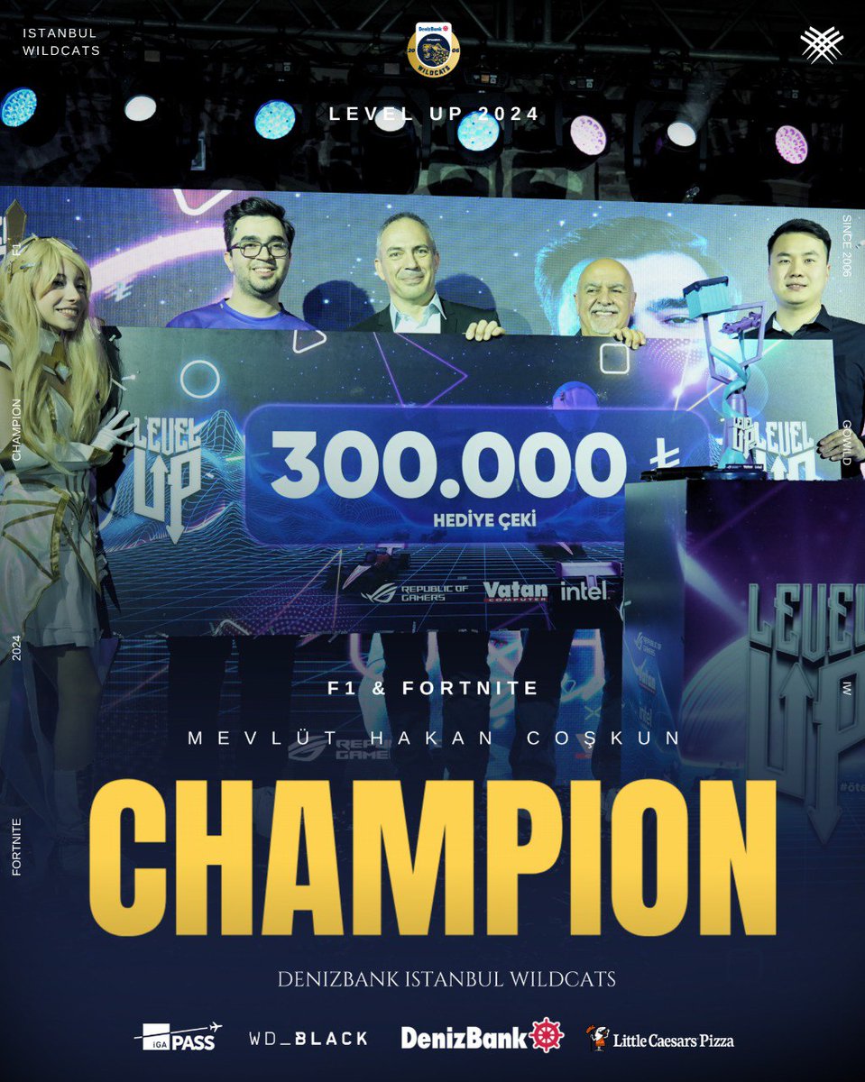 ŞAMPİYON! 🥇

Fortnite oyuncumuz Hakan ''UNHydra'' Coşkun, Level Up etkinliğinde şampiyon olarak 300.000 TL'lik büyük ödülün sahibi oldu.

Tebrikler, UNHydra! 🤩