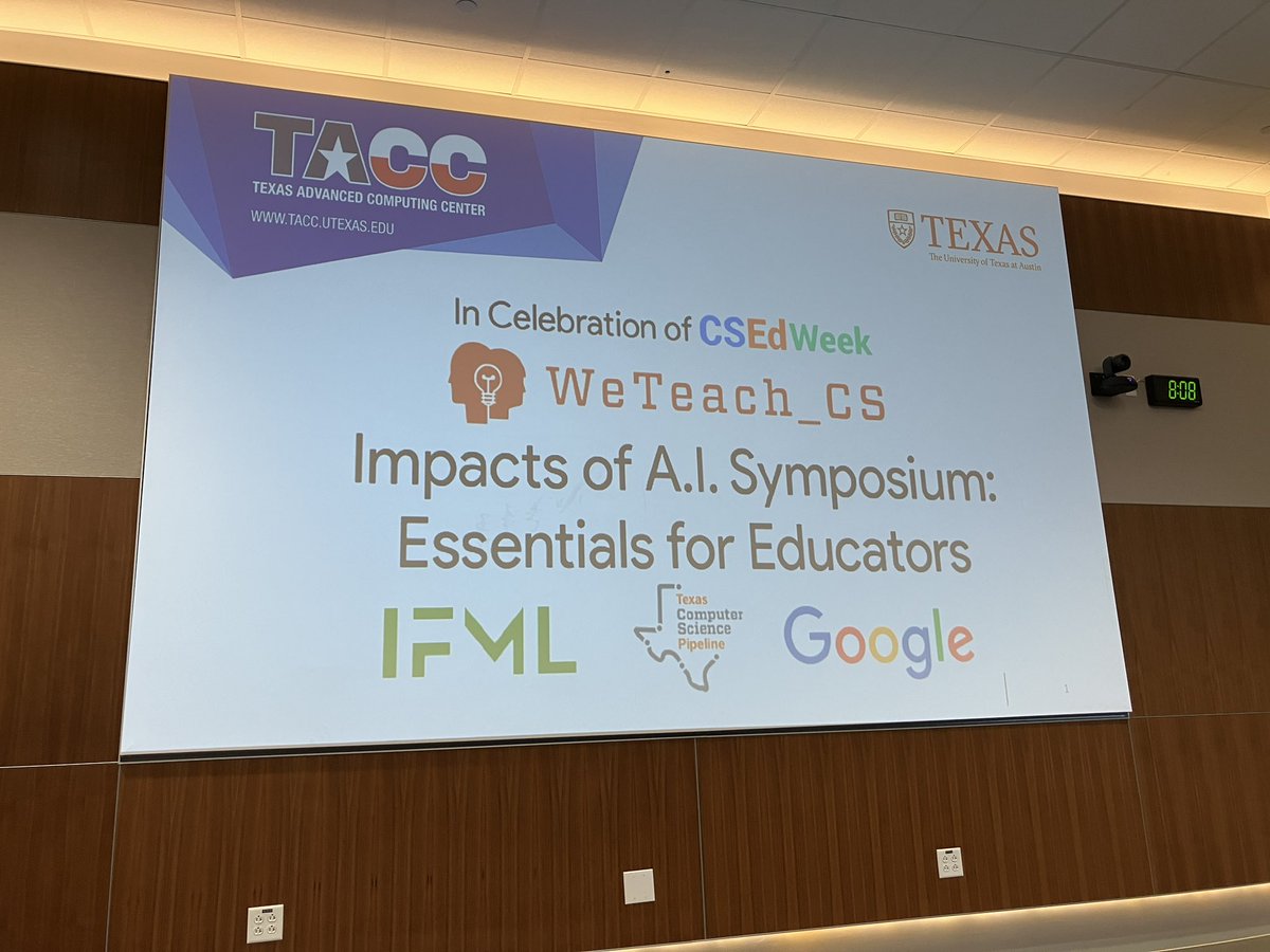dfwcsta's tweet image. Happy to see my @weteachcs  @csteachersorg @UTAustin @GoogleForEdu friends at @tacc #CSforYall #csedweek
#HourOfCode @dfwcsta @efwmaschool
#networking #learning #teamwork #equity #diversity #confidence  #code #CSforGood #creativity #CSforALL #EveryCanCode #ForTheLoveOfCoding #fun