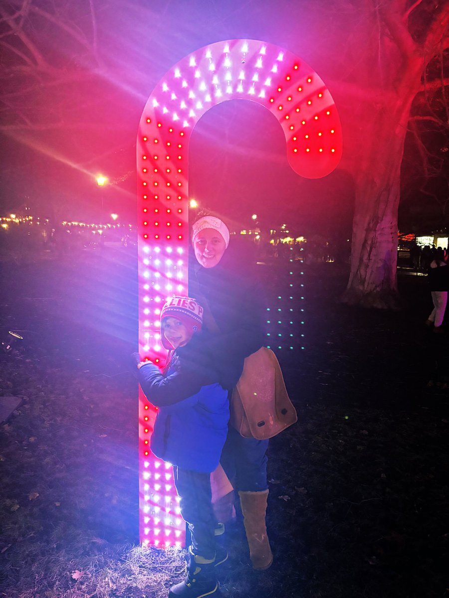 Had a great time at Villanova’s Holiday Village last night or as Landon calls it “Villanova Town”