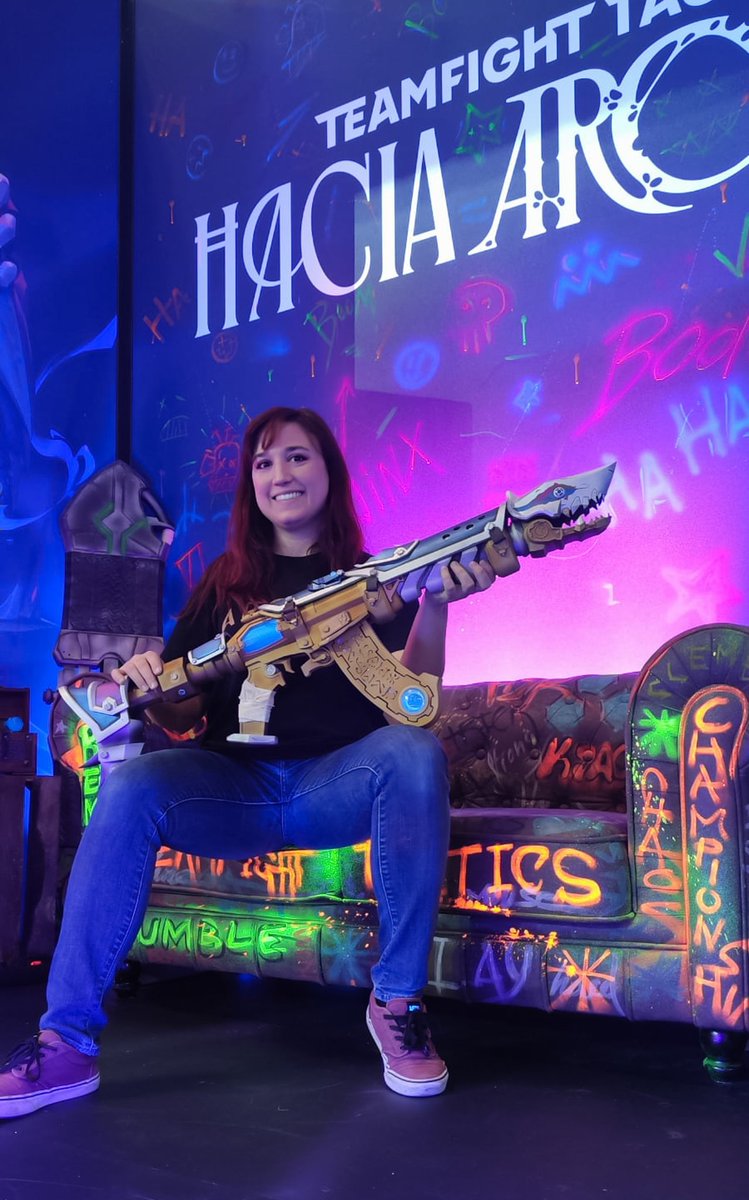 TDimensiones's tweet photo. Os esperamos en el stand de @TFT_ES en #GAMERGY2024 para que os saquéis vuestras fotos en el photocall de #Arcane ✨ https://t.co/WuYEHsx34t