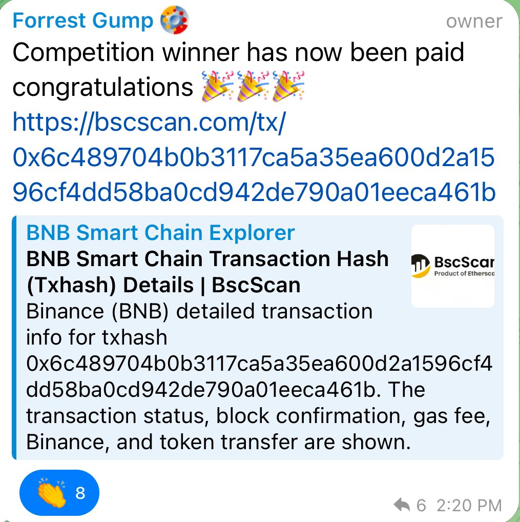 Infinitybot_Bsc's tweet photo. Our first round of testing finished and the winner of our competition was successfully paid. Get ready for Infinity Bot, the time is near! $IFB
#BSC #PulseChain #ETH https://t.co/KsqU0BCBN3