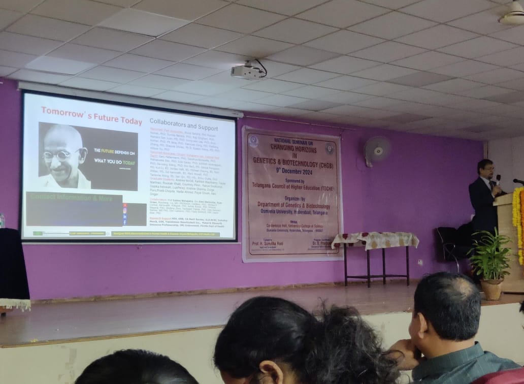GlobalNanobio's tweet photo. I had the pleasure to present about our Nano-STEM MS program at Osmania University’s National Seminar on “Changing horizons of genetics and biotechnology“.  It was an incredible opportunity to connect with students &amp; delegates at the university in Hyderabad, India. https://t.co/QKl6DX2sEr