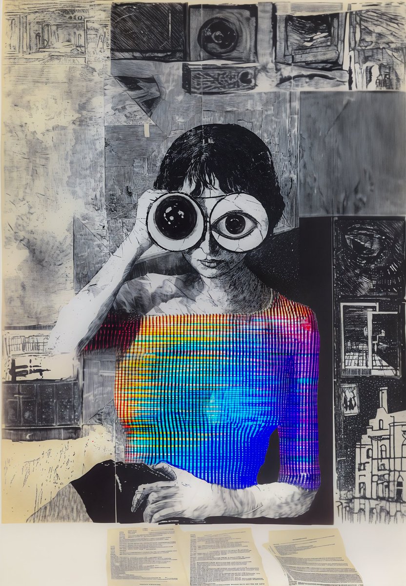 Sold✨
'The Neighbor is an Informant'
1/100 1st sold✨

Excellent artist
dear <a href="/AnayaArts11/">Anaya Arts</a> 
a big thank you for taking it into your hands 🙏
I deeply appreciate your support and wish you good luck. 💐✨

objkt.com/tokens/KT1LEYF…