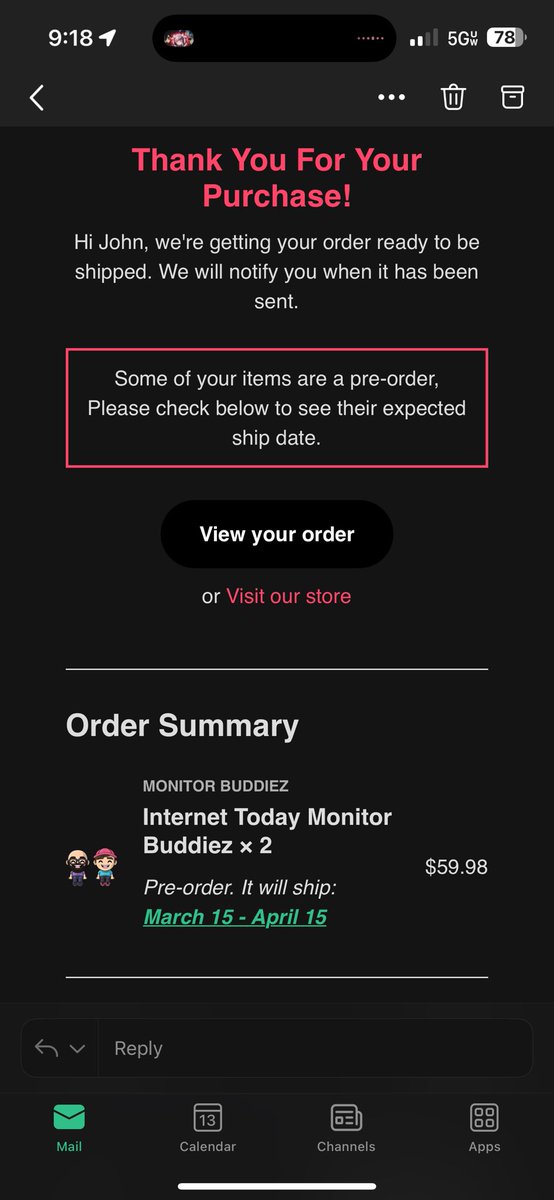jr0d56's tweet photo. @EliotETC and @rickyftw just order two for me and my friend; to support you guys. https://t.co/FRWghmzneU