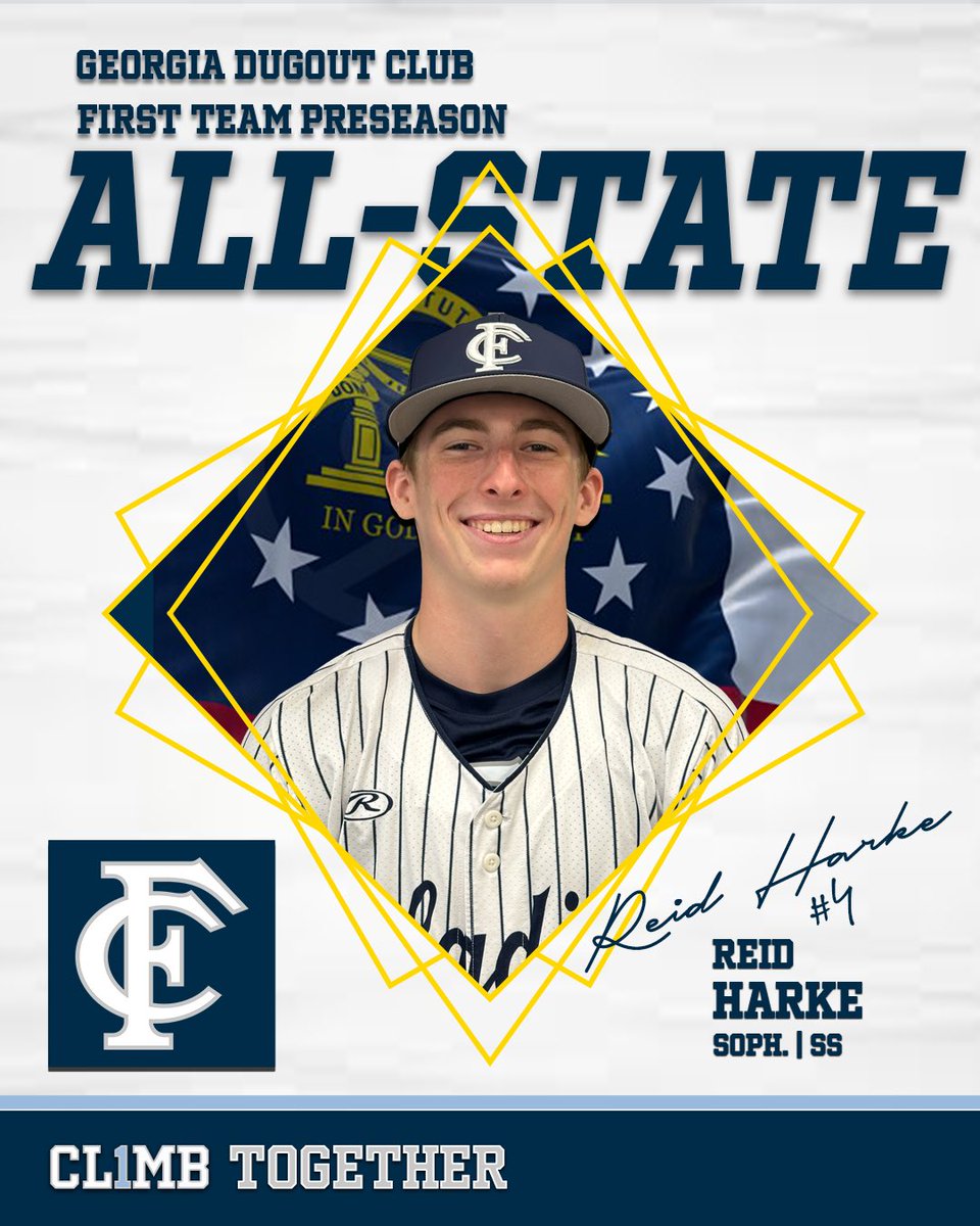 Shawn Oliver, Ed.D. ⚾️ (@coach_o_10) on Twitter photo Huge congrats to Sophomore <a href="/ReidHarke_4/">Reid Harke</a> on earning 1st Team Preseason All-State honors from the <a href="/GaDugoutPreview/">Ga. Dugout Preview</a>! 
Pressure is a privilege, and while this achievement doesn't define us, it’s worth celebrating. Reid's a dedicated, team-first player who humbly leads by example and Huge congrats to Sophomore <a href="/ReidHarke_4/">Reid Harke</a> on earning 1st Team Preseason All-State honors from the <a href="/GaDugoutPreview/">Ga. Dugout Preview</a>! 
Pressure is a privilege, and while this achievement doesn't define us, it’s worth celebrating. Reid's a dedicated, team-first player who humbly leads by example and