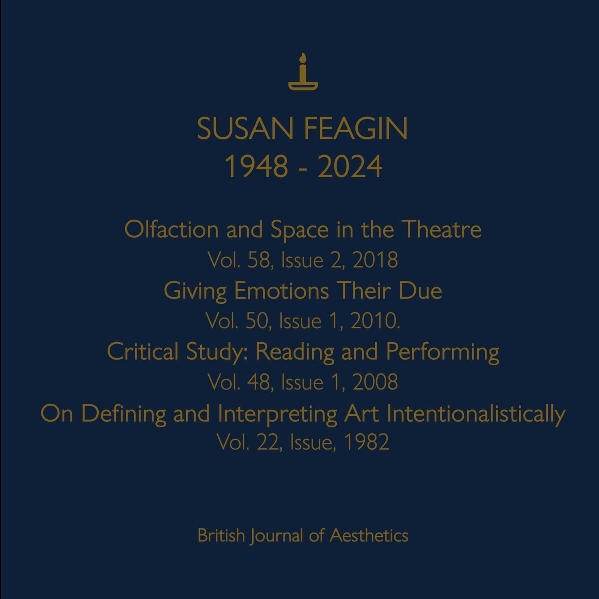 Rest in Peace, Susan Feagin.