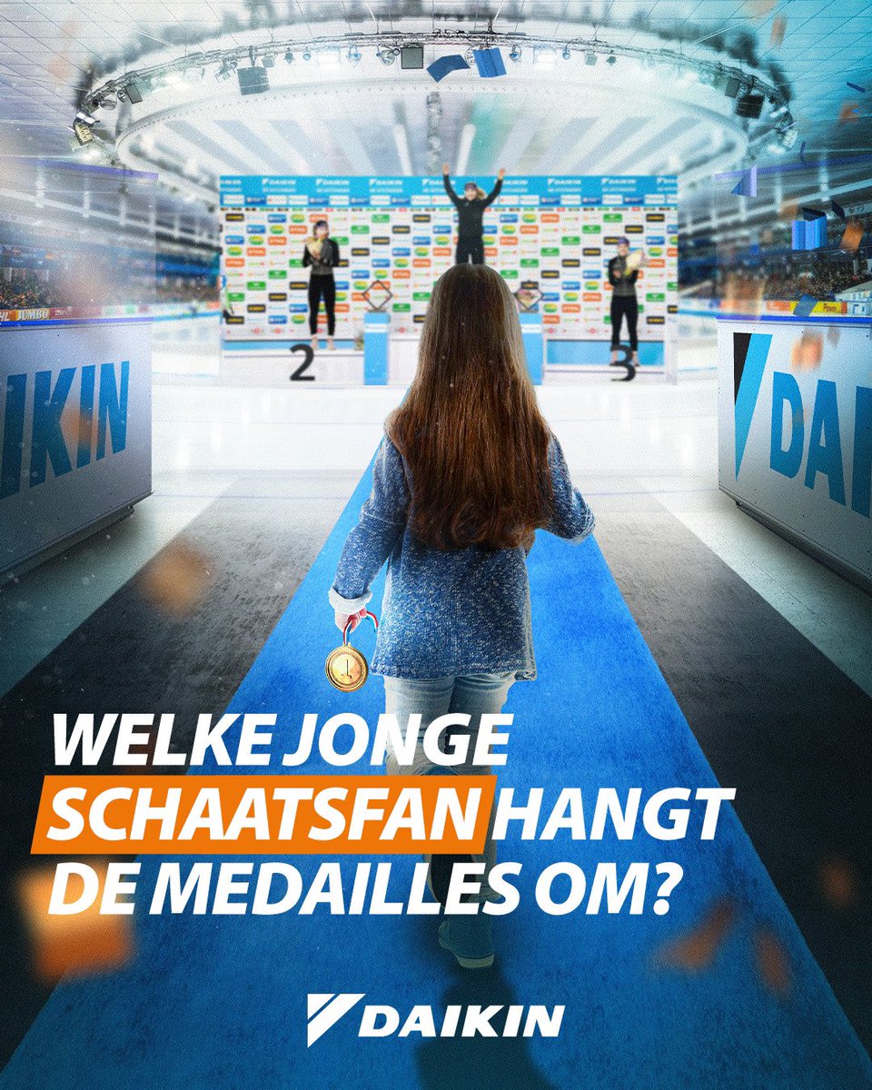 Hangt jouw kind, buurjongen of nichtje de medailles om bij de kersverse kampioenen tijdens het Daikin NK Allround &amp; Sprint?

Als jonge schaatsfan sta je straks misschien wel oog in oog met @_antoinettedejong of @kjeldnuis😍
 
Kans maken? Meld je nu aan 👉🏻 schaatsen.nl/daikinmedaille…