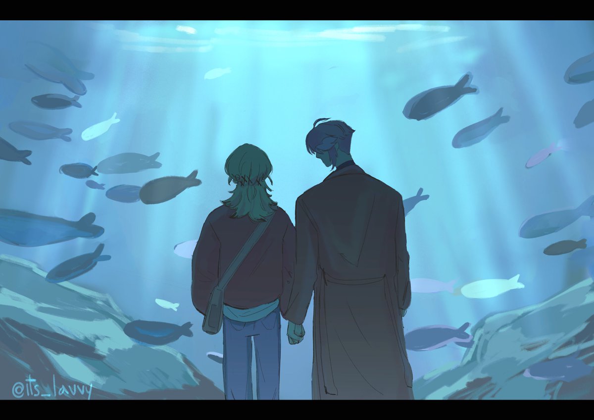 the aquarium date won by a lot
