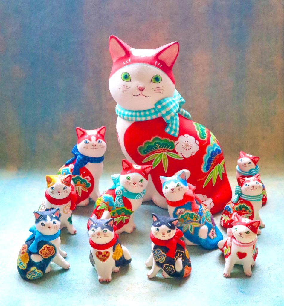 加賀猫たち🐱勢ぞろい😊